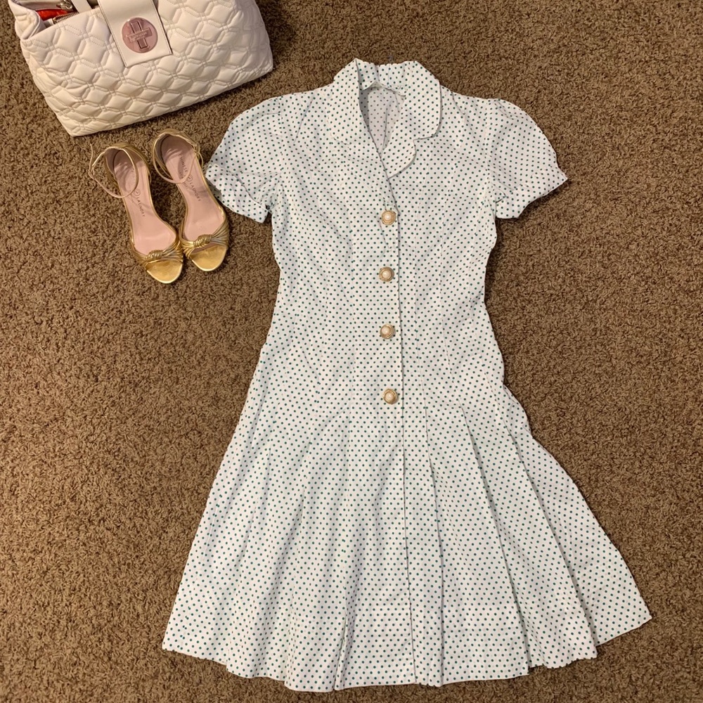 Vintage polka dot dress